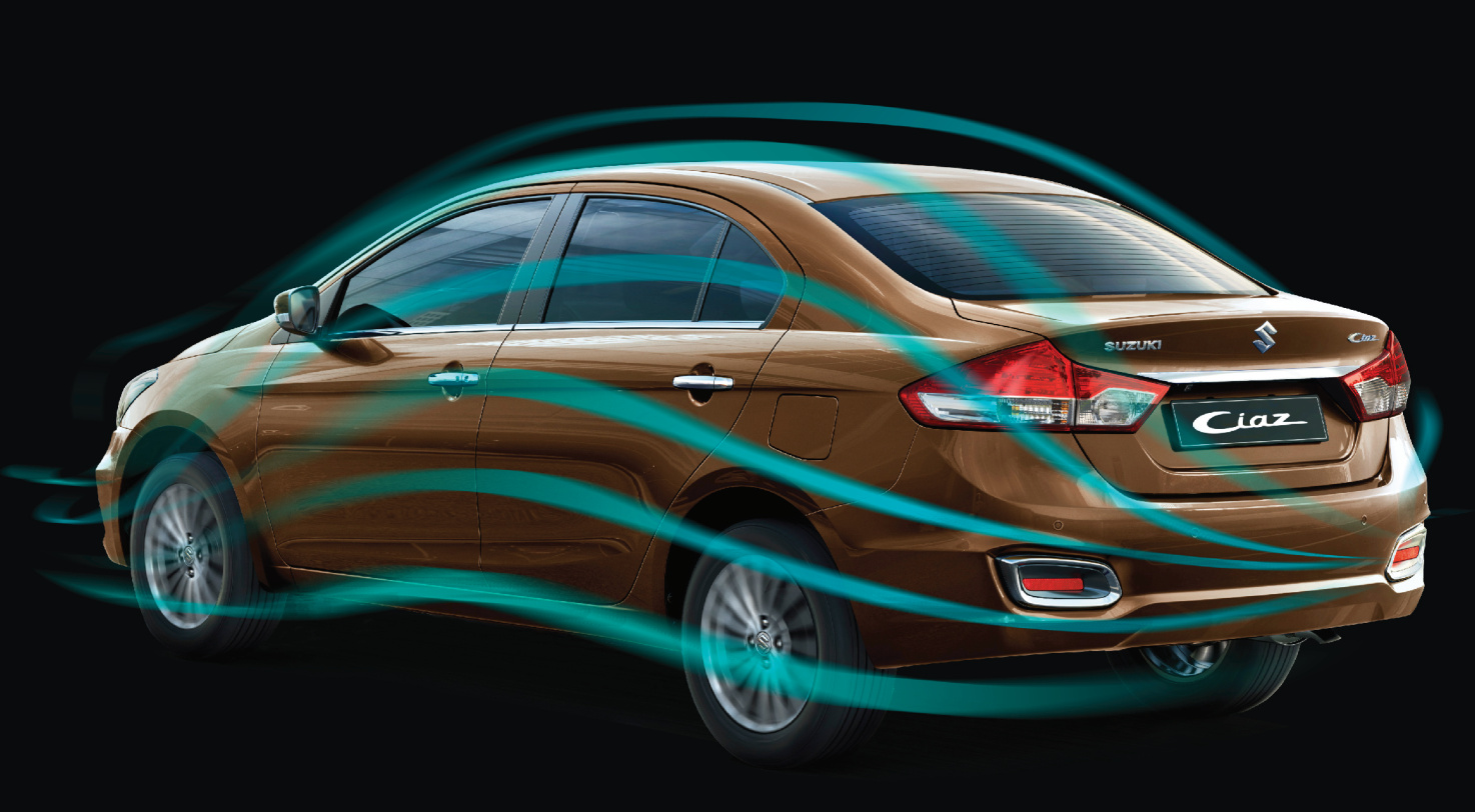 SUZUKI NEW CIAZ  - Khả năng khí động học vượt trội