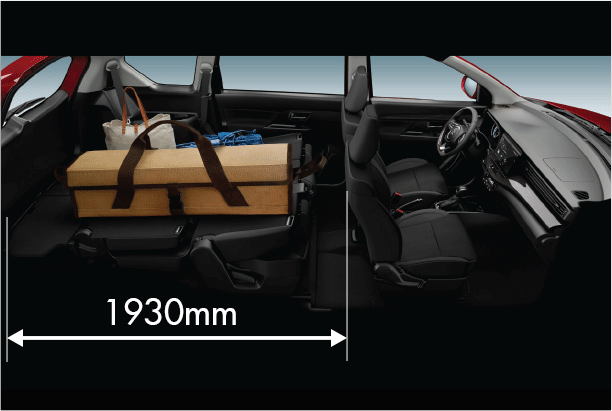 SUZUKI HYBRID ERTIGA      - Tất cả các ghế ở hàng thứ hai và thứ ba