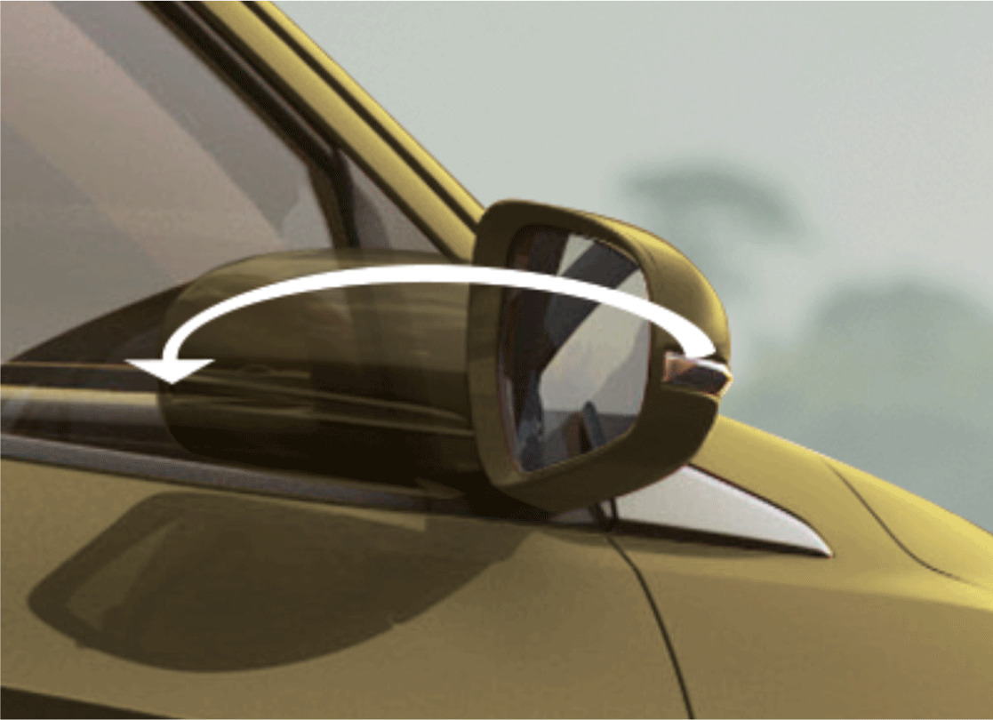 SUZUKI HYBRID ERTIGA      - Gương gập điện