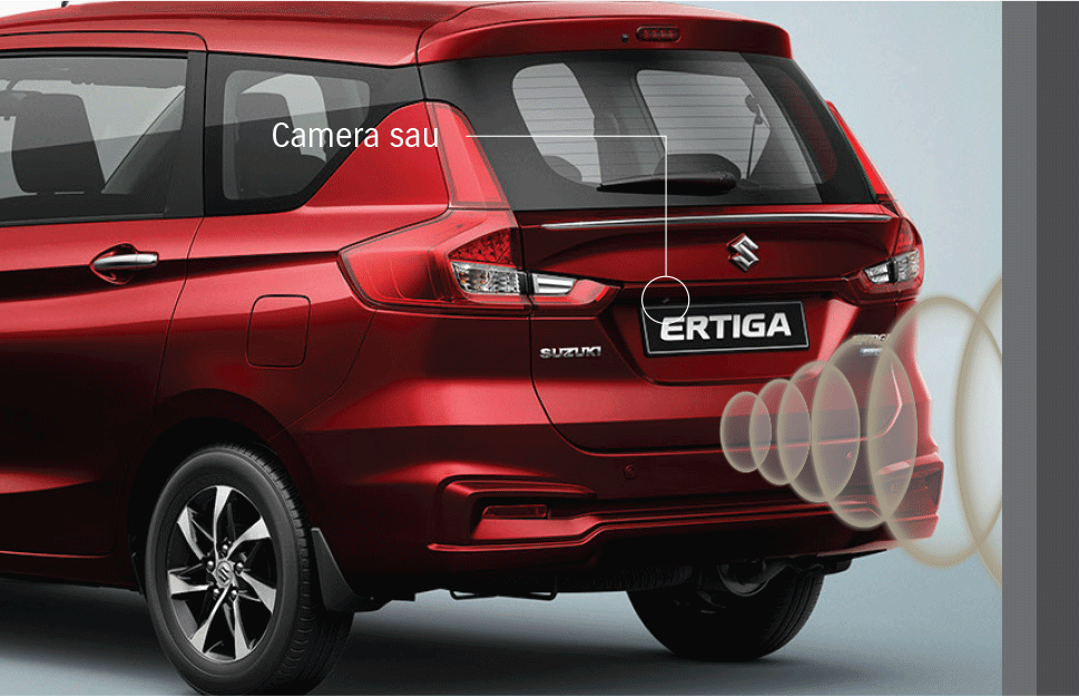 SUZUKI HYBRID ERTIGA      - Cảm biến lùi và Camera lùi
