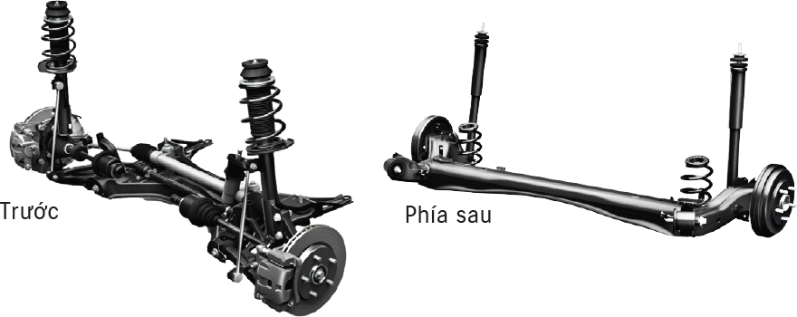 SUZUKI HYBRID ERTIGA      - Hệ thống treo nhẹ & mạnh mẽ