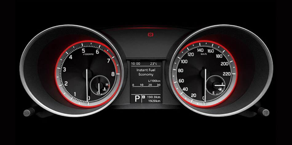 SUZUKI SWIFT  - Cụm đồng hồ dễ nhìn và phong cách - Màn hình LCD màu đa thông tin