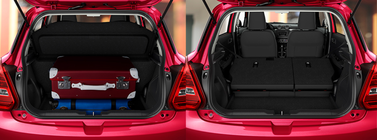 SUZUKI SWIFT  - Khoang hành lý rộng rãi