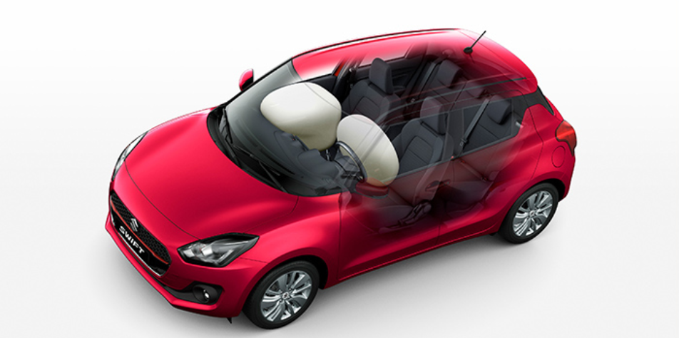 SUZUKI SWIFT  - Hệ thống túi khí SRS giúp giảm nhẹ lực va chạm